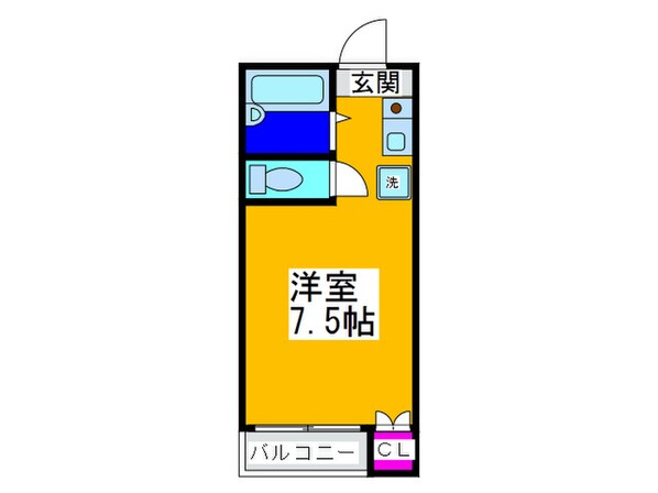 ロイヤルマンション百済の物件間取画像